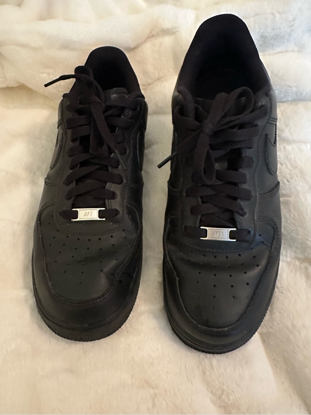 Nike Men’s Air Force 1 Low - All Black Leather